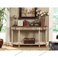 Antique console table  console table attached to wall wooden console table M-909 ()